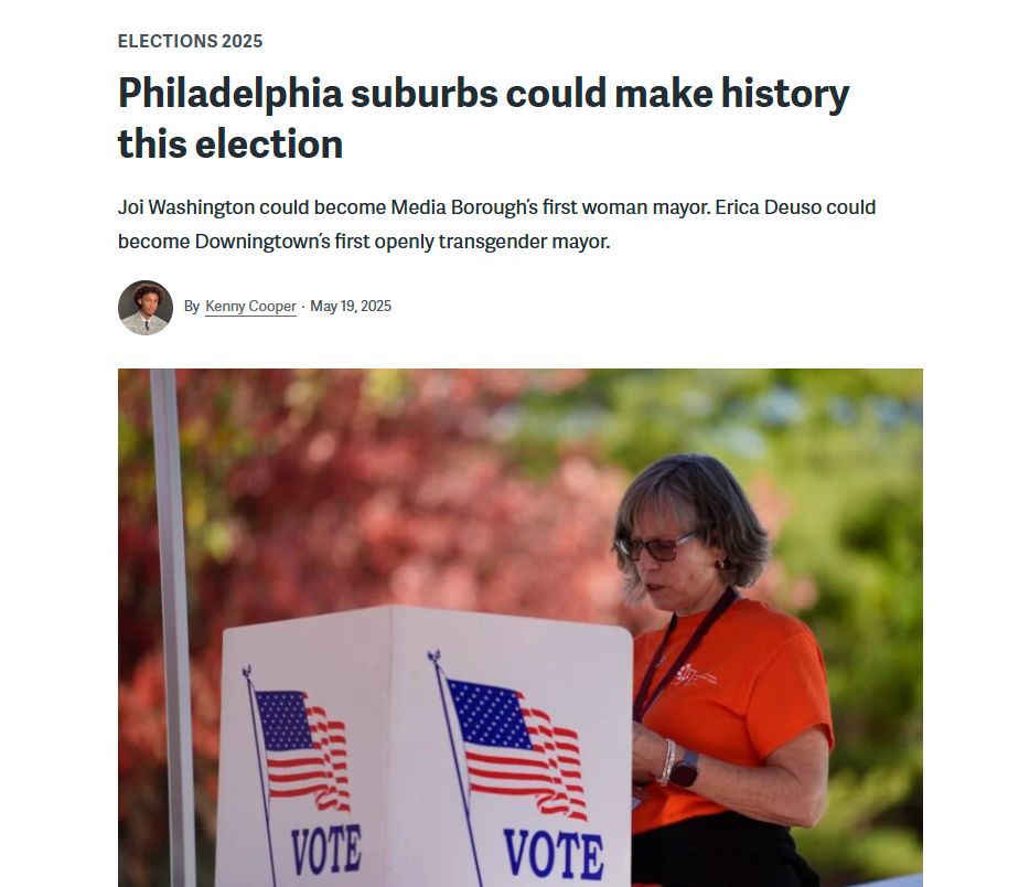 WHYY Covers My Historical Campaign!